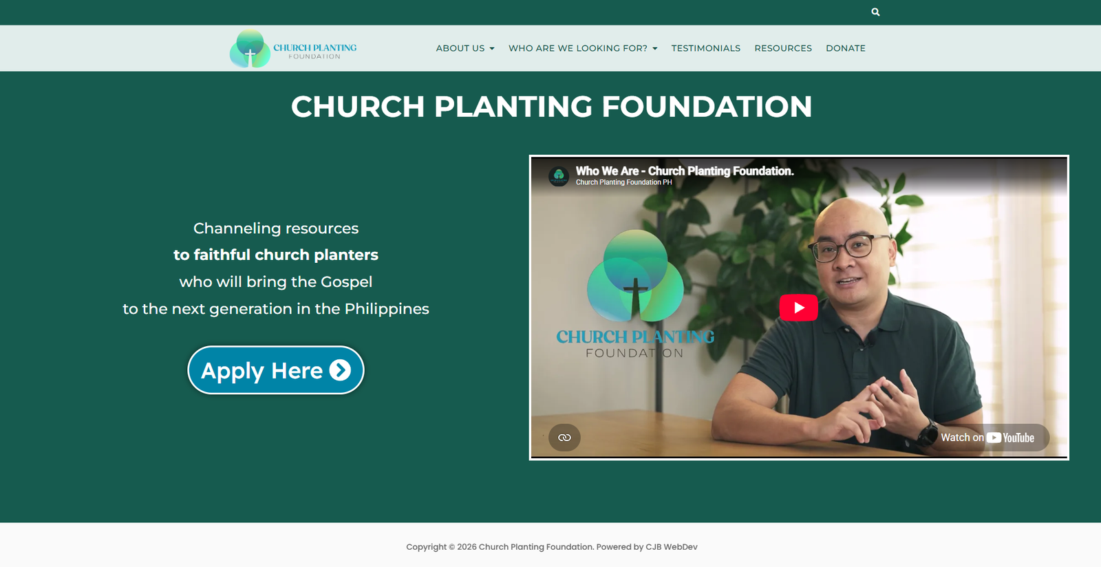 Church Planting Foundation screenshot